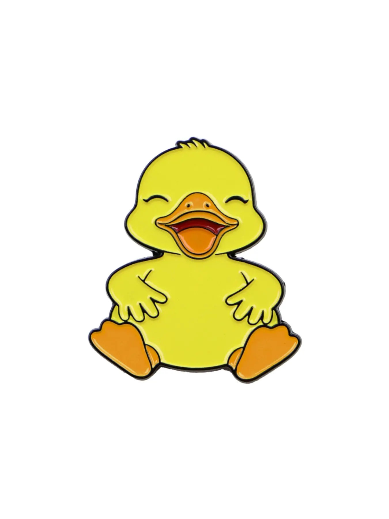 Yellow Duck Pin Badge, Cartoon Animal Design, Backpack and Clothing Punk Accessories, Perfect Friend Kawaii Jewelry Gift, Decor Pins
