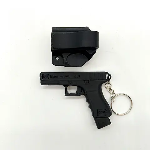 Mini Handgun Model Key Ring Novelty Tactical Gift For Men