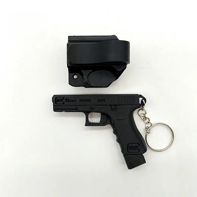 Mini Handgun Model Key Ring Novelty Tactical Gift For Men