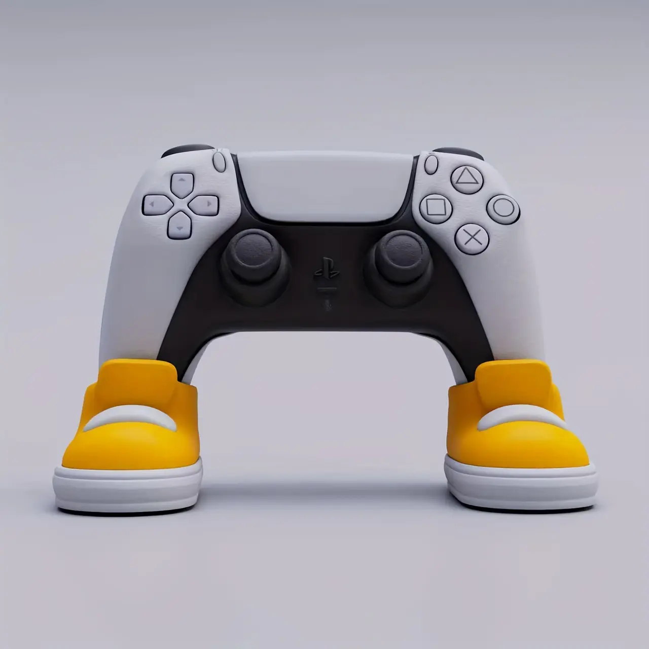 Novelty Sneakers Game Controller Holder, Funny Desktop Stand & Desk Organizer for Gamers, Accessory Compatible with PS4, PS5, Xbox & Switch Pro, Games, Gaming, Video Games