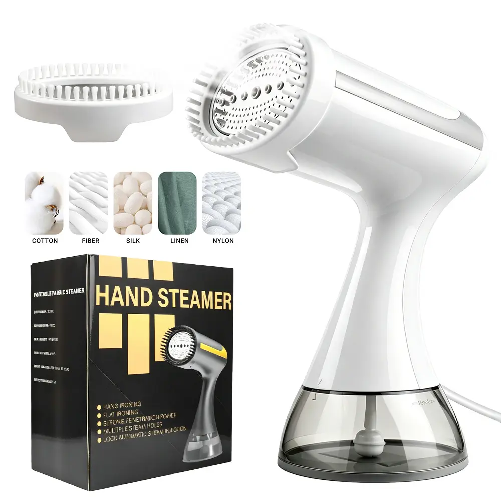 Handheld Garment Steamer - Corded Compact Steam Machine with 20S Fast Heat, 300ML Water Tank, Continuous Steam, Dry/Wet Iron, US Plug for Home & Travel