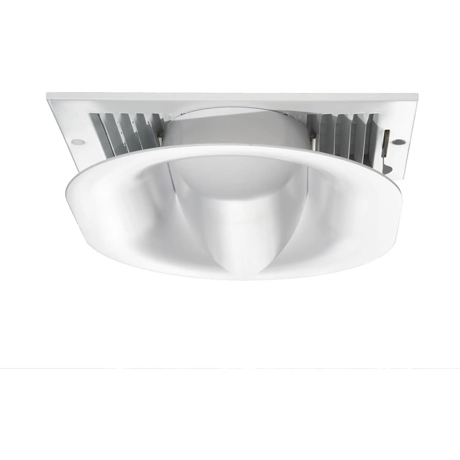 Ventner Ceiling Air Vent Deflector –  360° Airflow Director for Steel Registers – Adjustable HVAC Deflector for Central Heat & AC – Redirects Air & Stops Drafts (White)