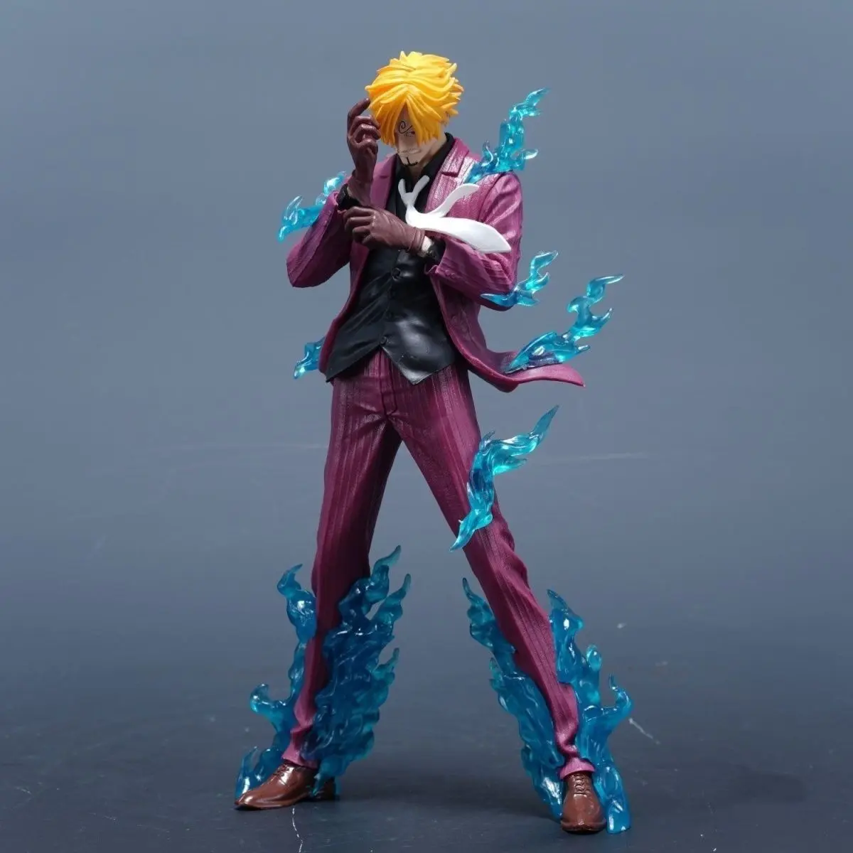 One Piece Sanji Devil Fruit Foot Statue, Anime Model Figure, PVC Figure, Collectible Gift, Desk Decor, High Detail Replica, Boys' Anime Gift