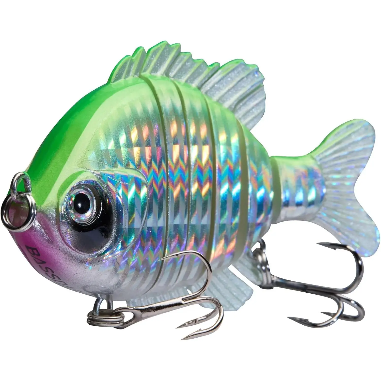 SwimPanfish Multi Jointed Panfish Bluegill Swimbaits Hard Topwater Bass Lures Fishing Lure Crank Saltwater 3.5in/0.85oz
