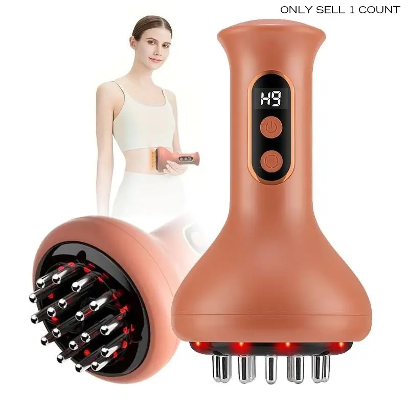Cordless Lymphatic Massager, Relief Roller, Electric Body Massager for Legs, Arms & Belly, Personal Body Care Machine with Vibration, Ideal for Home Use, Lymphatic Drainage Tool, USB Rechargeable Massagers
