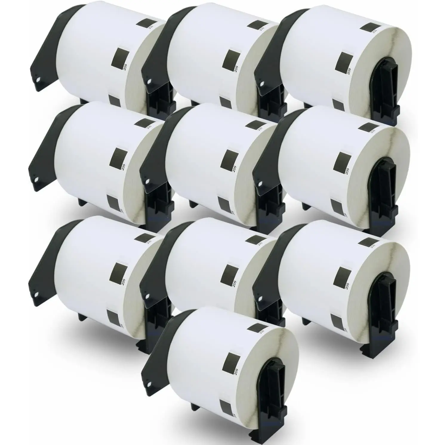 Compatible Barcode Labels Replacement for Brother DK-1209 (2.4 in x 1.1 in), Use with Brother QL Label Printers [10 Rolls/8000 Labels]