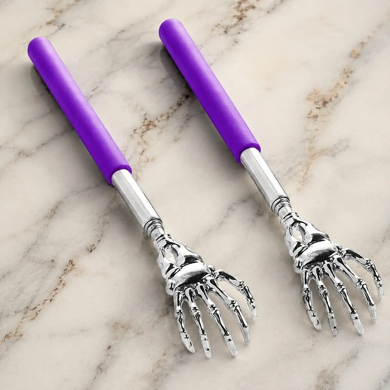 Portable Back Massager Stick, Adjustable Ergonomic Design with Non-Slip Grip for Neck, Shoulder, Leg & Full Body Pain Relief, Fascia Reliever. Stainless Steel Multi-Purpose Fitness & Home Massage Tool for Men and Women, Body Care, Fascia Release Tools