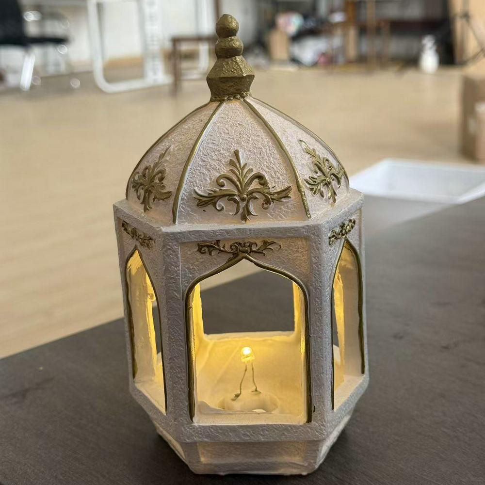 Middle Eastern Moon Castle Incense Burner, Ramadan Decor, Islamic Home Decor, Aromatherapy Ornament