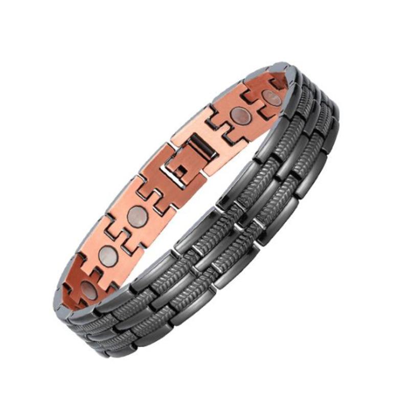 Rugged Magnetic Copper Cuff, Vintage Oxidized Finish Bangle, Men’s Heavyweight Bracelet with Healing Magnet, Rustic Charm Statement Piece for Everyday Wear earring men money jade jewelry color tester whimsical accessories white stud chain men's permanent