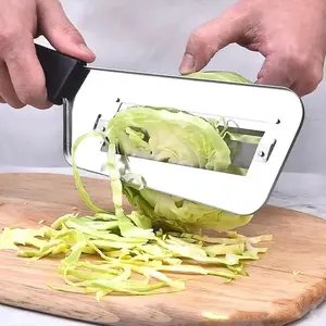 Portable Household Dual-Blade Vegetable Slicer Shredder, Cabbage Shredder Peeler, Kitchen Multi-Function Cutting Tool