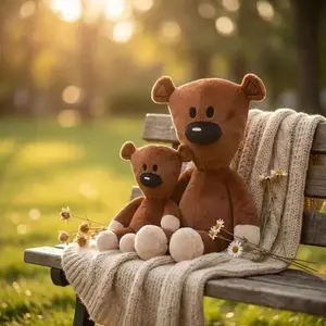30/50/60/80/110cm Mr Bean Teddy Bear Plush Toy Cute Soft Stuffed Animal Home Sofa Decor Accompany sleep Doll Girls Birthday Gift