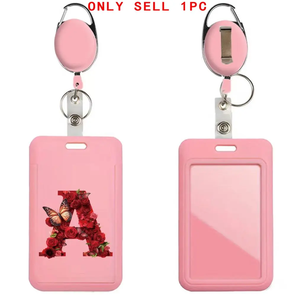 Clear Window Plastic, Multifunctional Card Sleeve, Id Holders For Badges, Name Tag Holder for Office & School Use, Durable Design with Initial Name Option