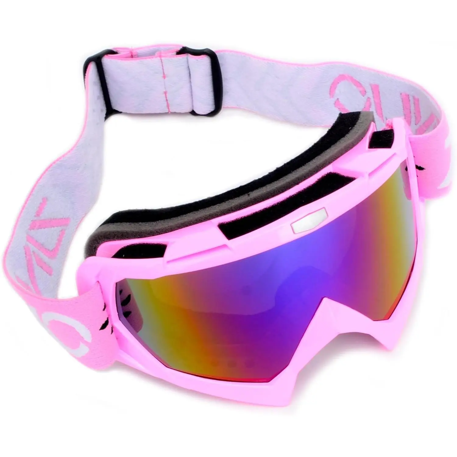 Off-Road Motocross Goggles for Adults & Youth, Adjustable Racing Sports Riding Glasses with Flexible TPU Frame, Scratch Resistant Motorcycle Accessories