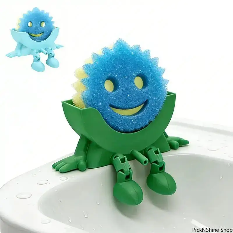 Funny Drainage Dish Sponge Holder - Sponge Daddy & Dish Mommy Sink Organizer, Modern Anti-Fouling Household Item for Cleaning Needs, Dishwashing Sponge, Home Accessories