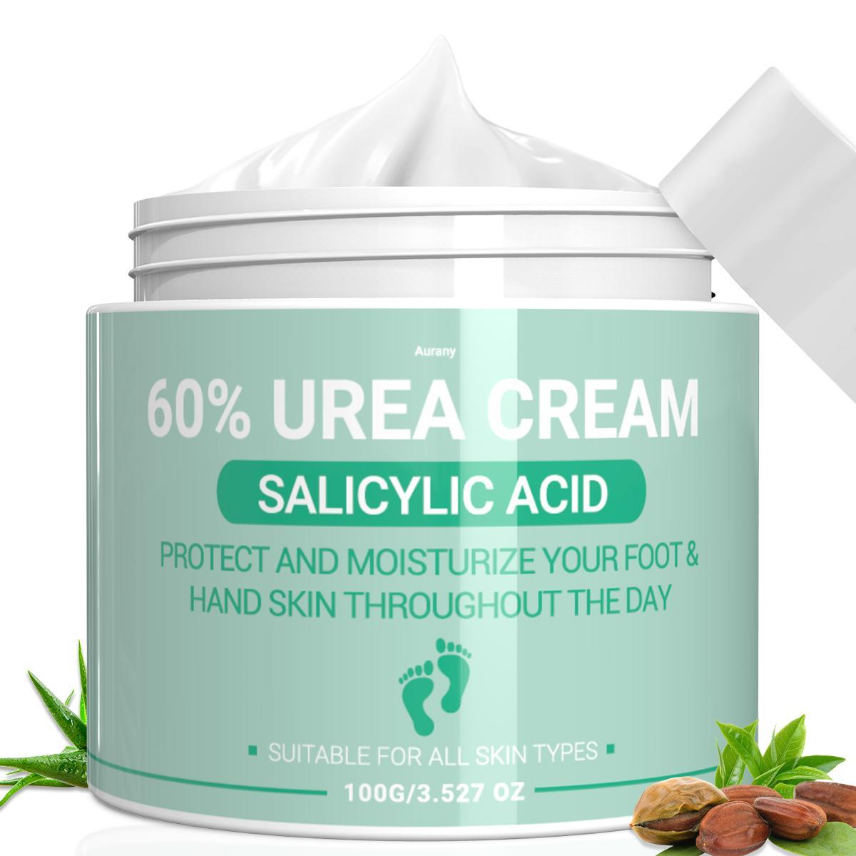 60% Urea Cream, Moisturizing Nourishing Hydrating Foot Care Cream for Soothing Dry Skin, Smoothing Foot Care Product for Daily Use