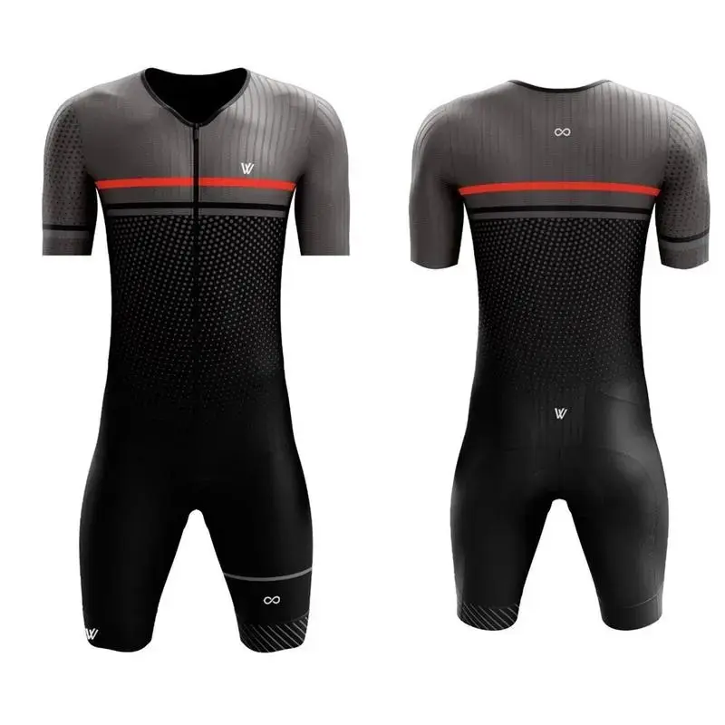 Men's Jumpsuit Summer Quick-dry Triathlon Cycling Swimming Running Cycling Suit #Summer #outdoorfun