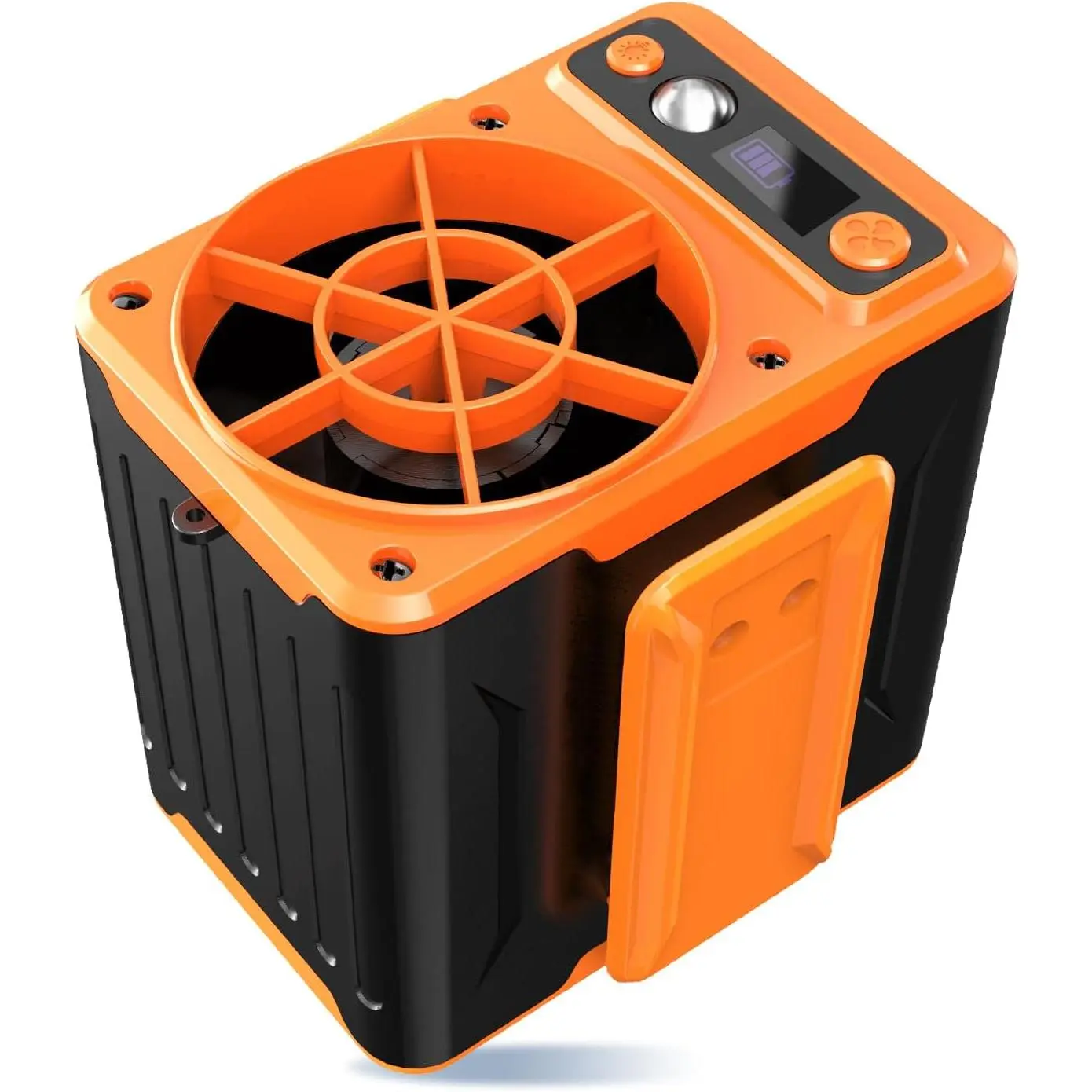 Portable  Fan Rechargeable, 10000mAh Personal Shirt Fans, 4 Speeds 10000RPM Clip Belt Fan, Hands-Free  Fan for Camping, Jobsite, Outdoor Work - Up to 48H Cooling