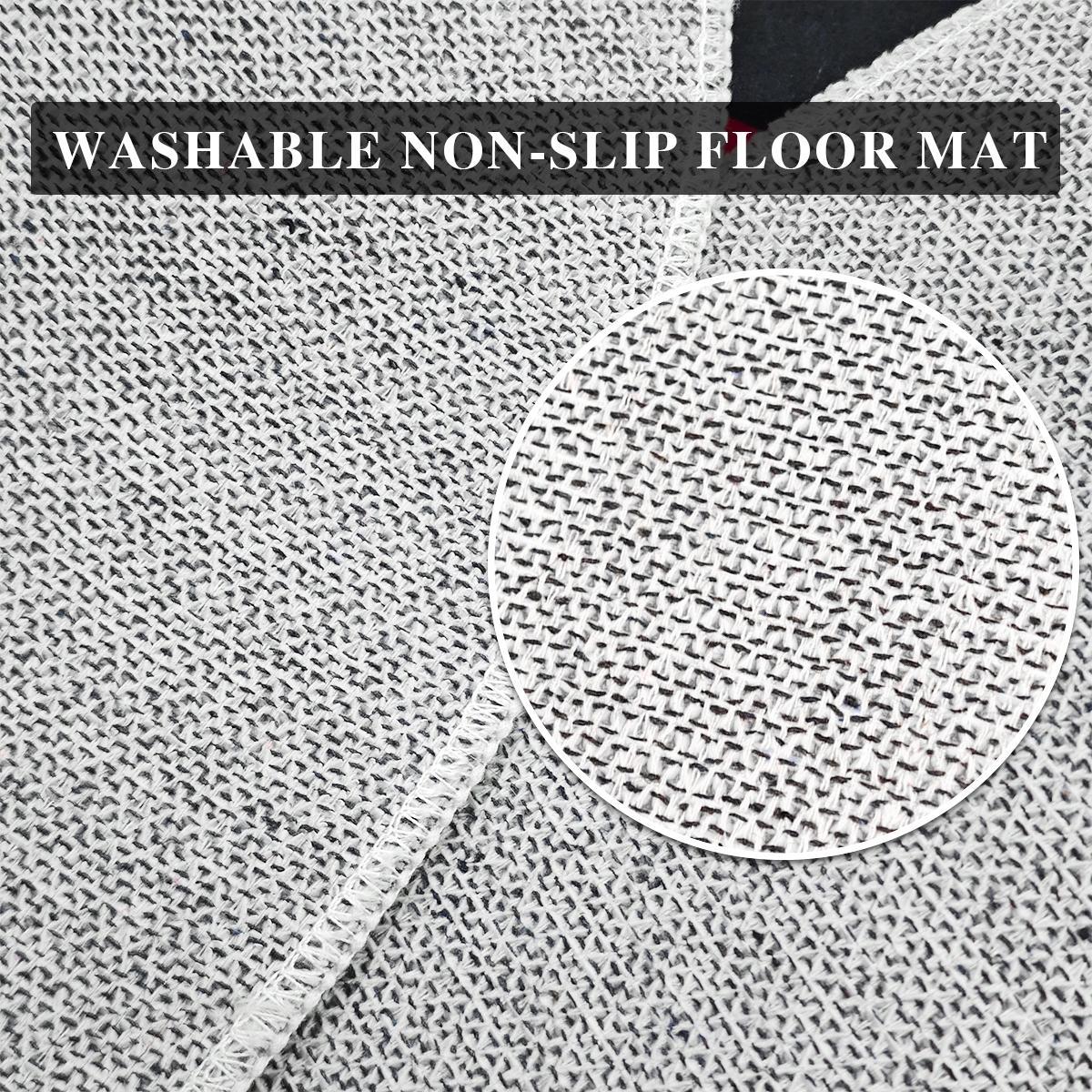 $100 Money Pattern Kitchen Mat, 1 Count Non-slip Kitchen Rug, Soft Floor Mat, Decorative Carpet for Home Kitchen Living Room Bedroom, Contemporary Rugs