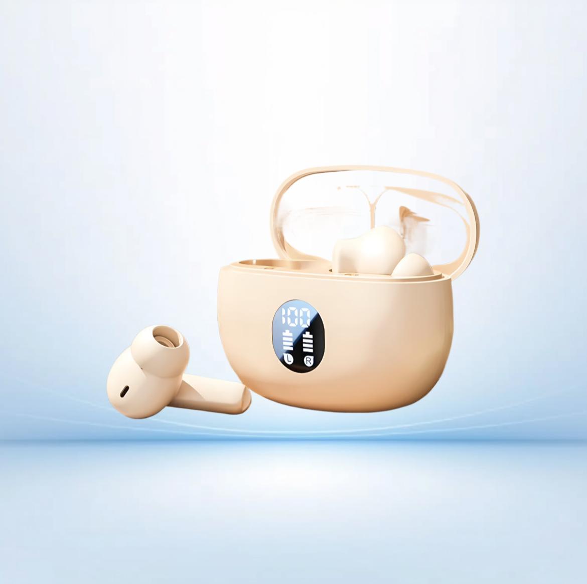 Wireless In-Ear TWS Bluetooth Earbuds with LED Digital Display & Noise Reduction HiFi Sound