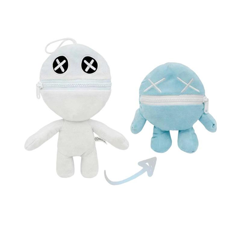 Poppy Playtime Mommy Long Legs & Bunzo Bunny 2-in-1 Reversible Plush Set, Soft Horror Game Stuffed Doll Gift for Fans