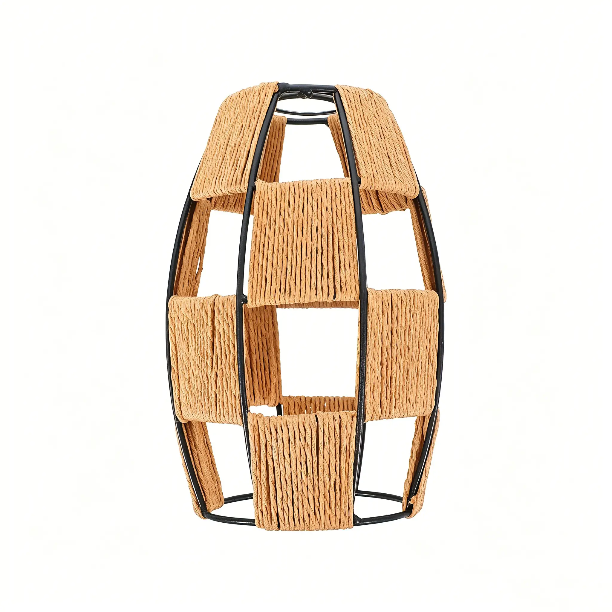 Handmade Rattan Lampshade, Versatile Decorative Lampshade for Home, Living Room, Bedroom, Kitchen, Cafe, Restaurant, Outdoor, Holiday Gift, Light Covers, Lighting Accessories