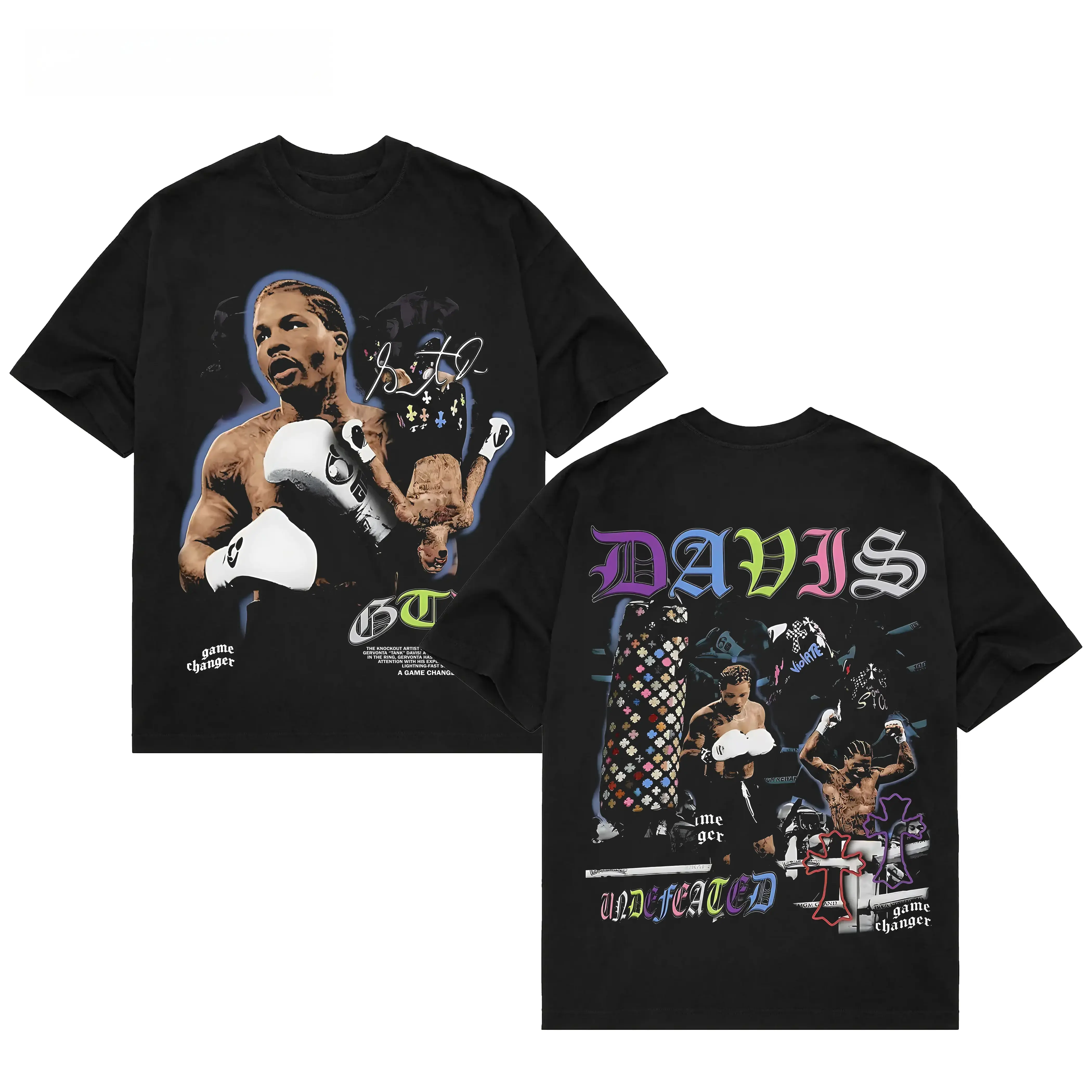 GERVONTA DAVIS V2 TEE, Boxing T-Shirt, Boxer Tee, Sports Shirt, UFC Shirt, Workout T-Shirt, Gift for Him Hoodie Sweatshirt Menswear Streetwear, Unisex Cotton Crewneck, Combat Sports Graphic Tee, Casual Boxing Shirt, Viral TikTok Fight Tee