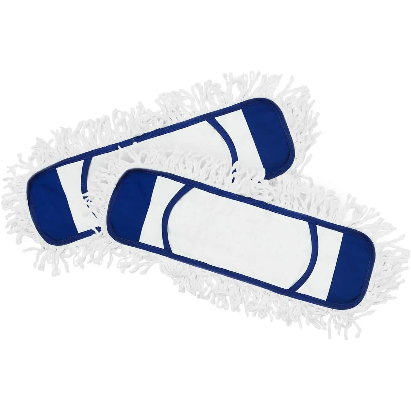 Mop Pads (2 Pack) Wet Dry Dust Mop Pads for Hardwood Floors -  Refills - Blue
