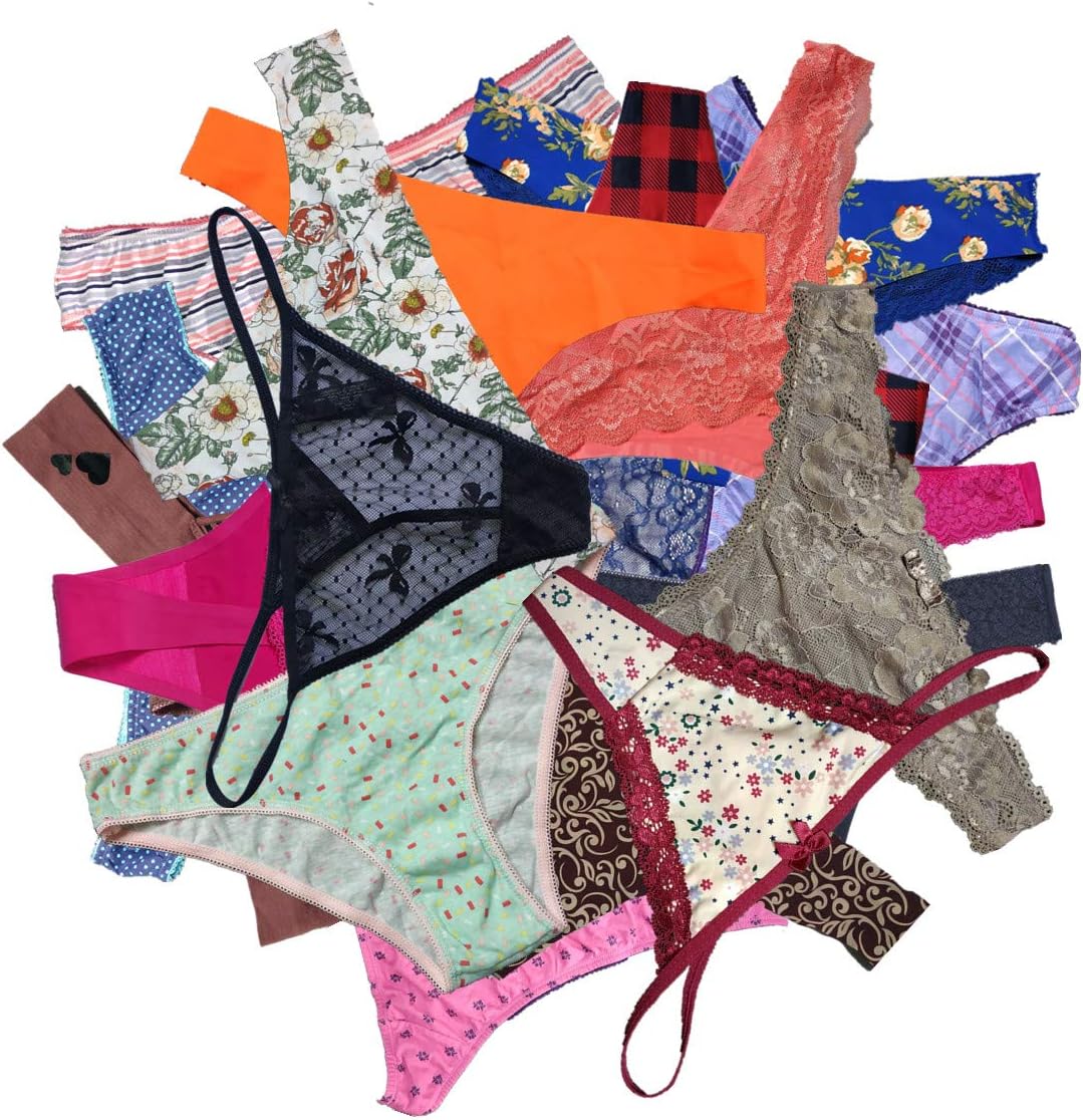 Variety Panties Thong Pack for Women Underwear Bikini Hipster G-String Tangas Assorted Multipack Thong
