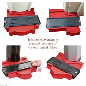 2026 New Precision Contour Gauge Hand Measuring Tool, Plastic Shape Duplicator for Wood Tiles Carpet Laminate, DIY Woodworking & Renovation Layout Kit