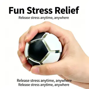 Football Stress Relief Button Ball Keychain, No Light Design, Hand Finger Pressure Release, Ideal for Anxiety Relief, Fun Accessory