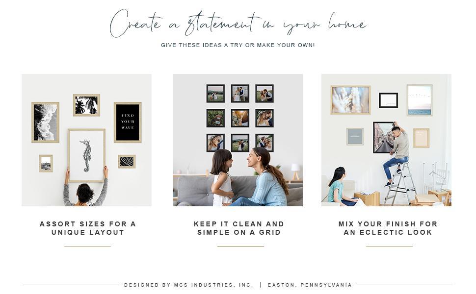 16x24 poster frame, natural wood grain engineered wood, can be hung vertically or horizontally, suitable for photos, posters, and art prints (1 piece)