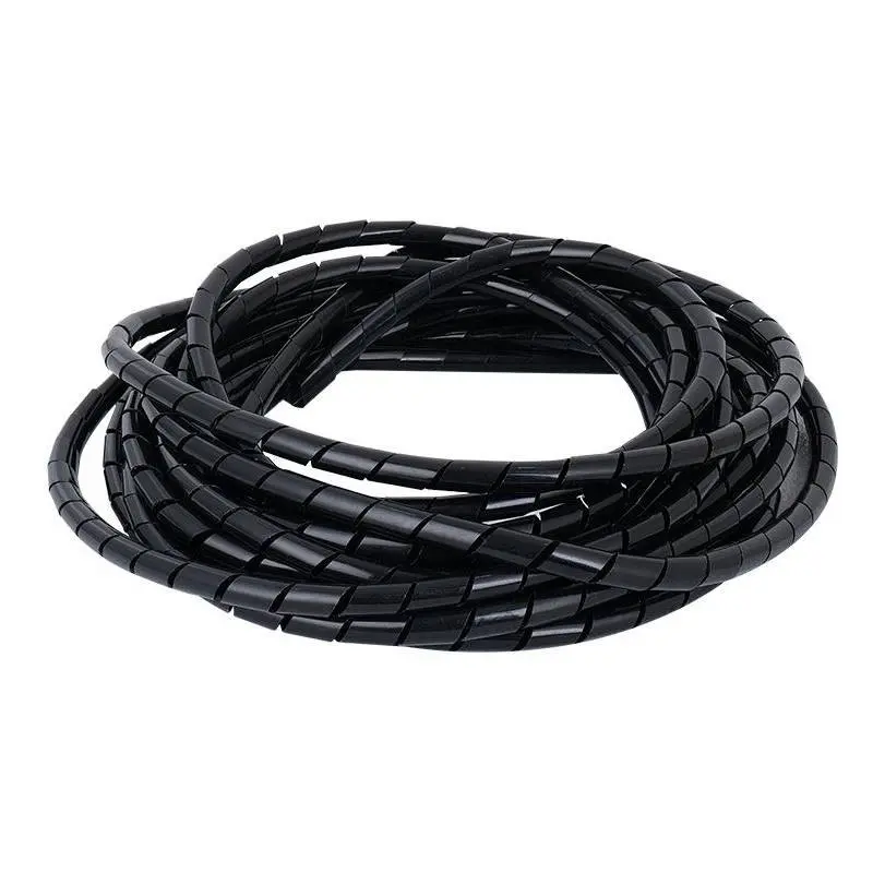 Spiral Wrap Tube 9m, 10mm Diameter, Large Diameter Wire Protection Sleeve, Cable Organizer for TV, Garden Cables, Bite-Resistant