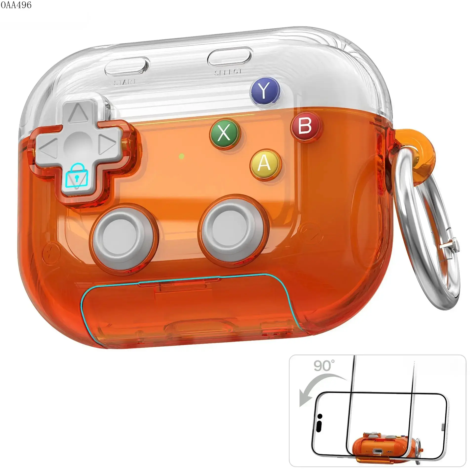 2026 Cute Game Controller AirPods Protective Case, Clear Silicone Earbud Cover with Gamepad Print. Lightweight Anti-Scratch Drop-Proof Gaming Shell, Stylish Portable Accessory for Daily Commute & Trips, Show Off Your Unique Gaming Style
