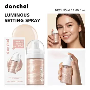 Luminous Setting Spray with Shimmer, Mist for Dewy Glow, Long-Wear Transfer-Proof & Smudge-Resistant, Hydrating Non-Drying, Multi-Use on Face & Body, Ideal for Daily Makeup & Party Looks