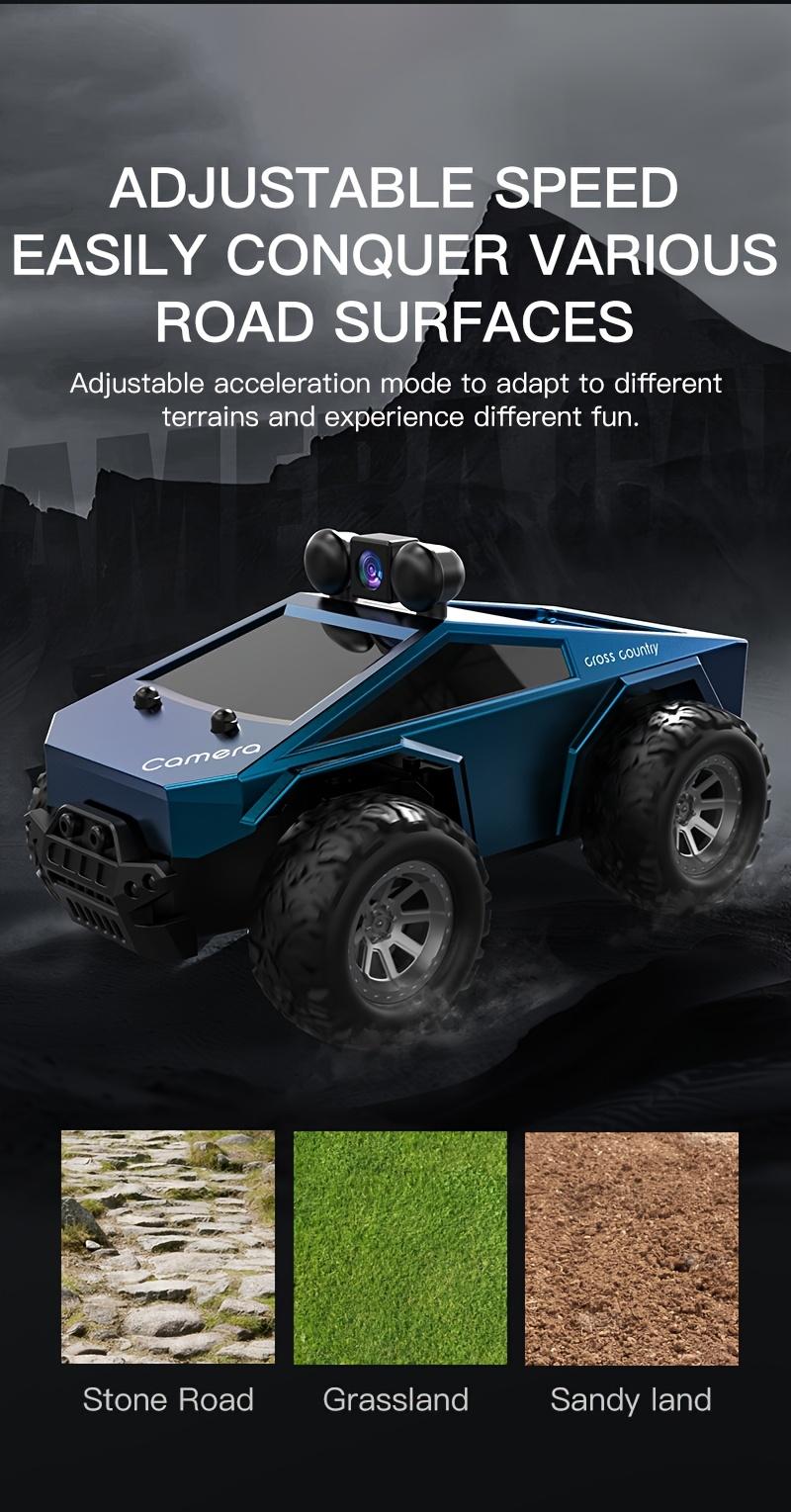 1:28 Camera Remote Control Car |     Controllable via mobile app, real-time image transmission from the roof camera, LED roof light
