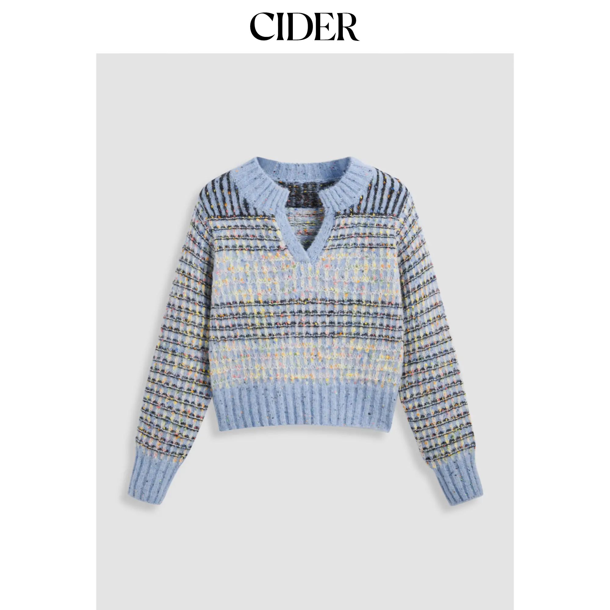 Cider [size 2-26] Wool-blend Chunky Cable Knit Sweater