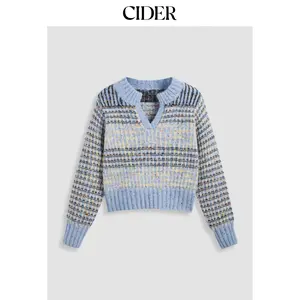 Cider [size 2-26] Wool-blend Chunky Cable Knit Sweater