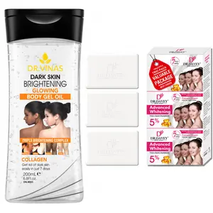 Skincare 4-piece Glowing Body Oil+Advanced Soap Skincare Set Gift Clear and Water Feeling Sunscreen Milk Refreshing and Non greasy Anti UV Matching Skincare Oil Moisturizing for Body, Face, Hand, Lip, Eye, Travel