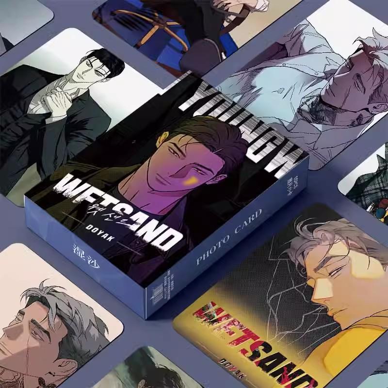 New Korean Comic Set Magic Spell Laser Lomo Card Manga Characters 3 Inches Photo Card Fans Collection Cards