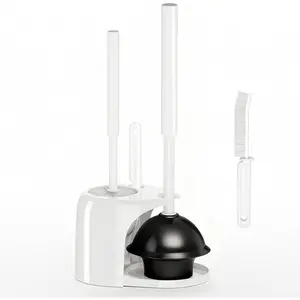 Toilet Brush and Plunger Set