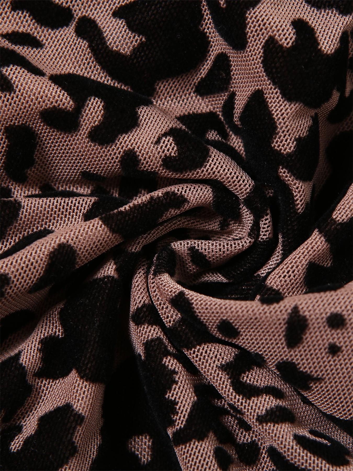 Women's Leopard Print Cut Out Romper, Sexy Fashion Casual Sleeveless Romper for Daily Outdoor Wear, Women Clothing for Summer, Leopard Print Overalls, Womenswear, Sleeveless Spaghetti Strap Overalls, Casual Comfy Jumpsuit