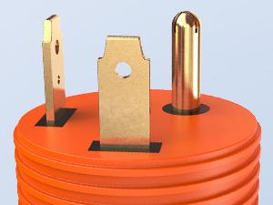 Nilight 30Amp Male to 30Amp Female RV Power Adapter 4 Prong