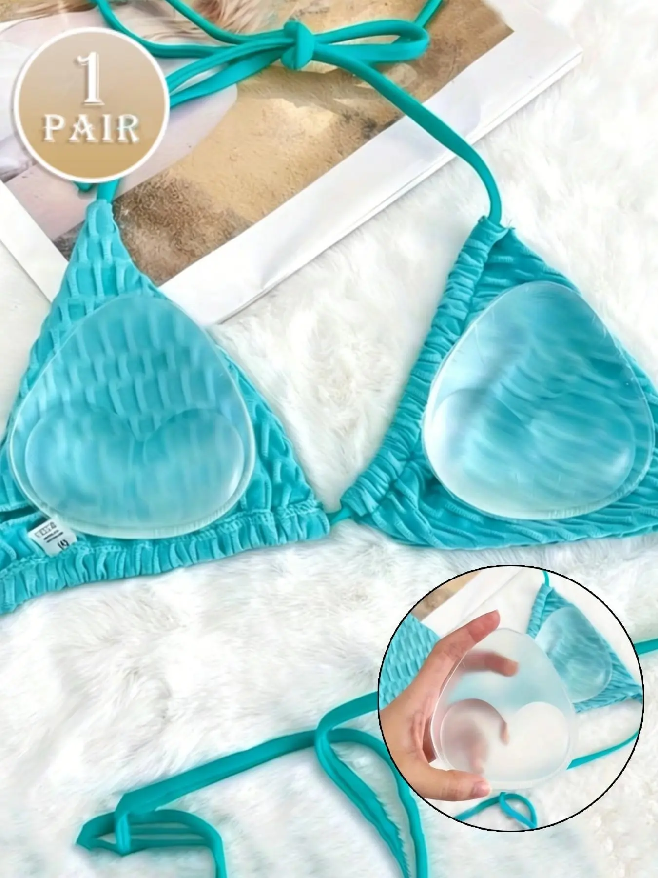 1 Pair Transparent Silicone Push-up Pads, Invisible Bra Padding, Reusable Soft Breast Cups Underwear For Bras, Swimwear And Bikinis Designed To Lift And Enhance Bust, Made Of Washable Silicone Material, Bra Accessories For Evening Gowns And Party Outfits