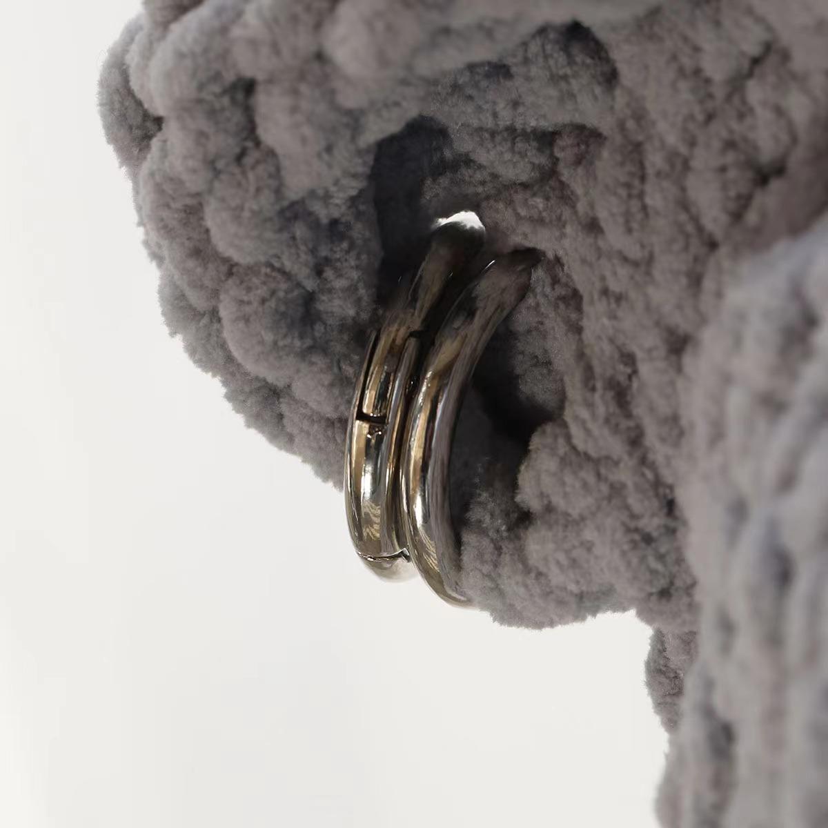 Cozy Bear Ear Beanie Hat for Women & Men - Warm Knitted Winter Cap with Fuzzy Ears, Unisex Street Fashion Balaclava Style Hip Hop Hat