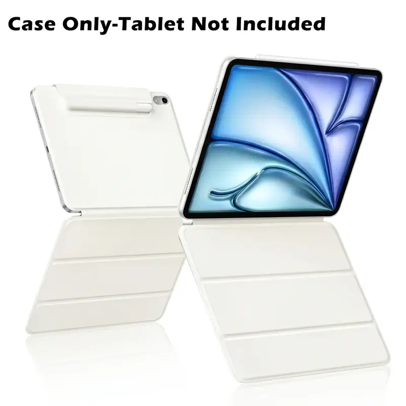 Magnetic Borderless Dual-Sided Case, Lightweight Cover for iPad Air Pro 11 inch Pro 13 inch M4/M5 A16, Mini 6 MINI 7 A17 Pro Air 4 5 6 7 8(M2/M3/M4)10th gen case 11th a16, Tablet Protective Cover, iPad Protective Casing (Case Only)