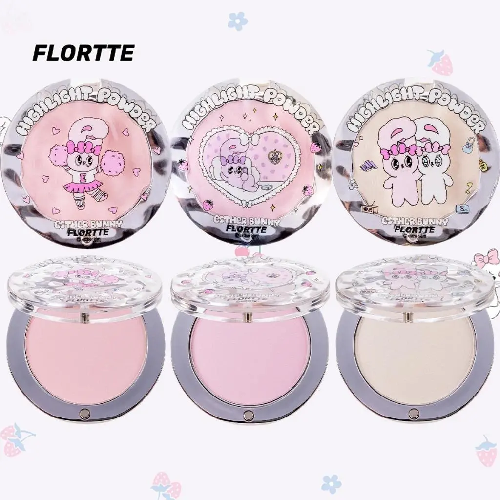 FLORTTE Esther Bunny Single-Colour Matte Highlighter Powder, Face Contour & Brightening Makeup Cosmetics (Toys & Hobbies Classic-Novelty Model-Toy Vehicles Themed)