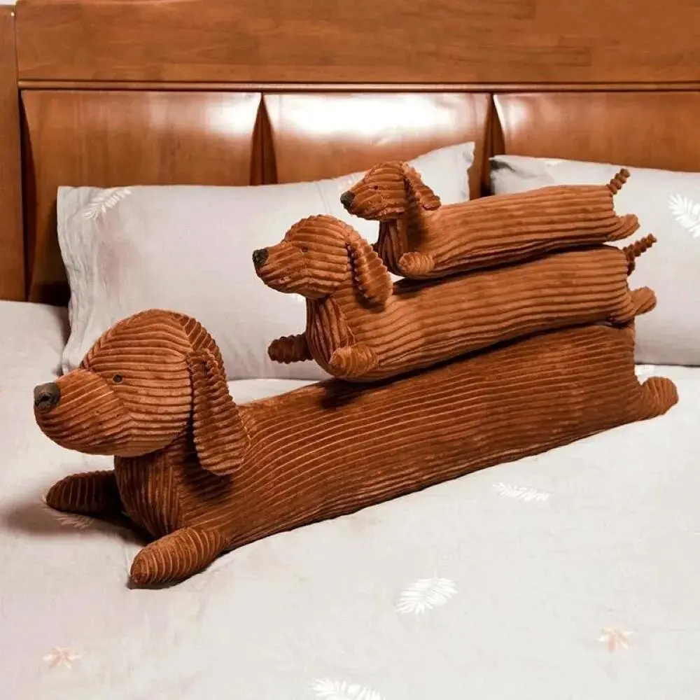 Cute Long Dog Shaped Plush Toy, Stuffed Animal Pillow, Soft & Comfy Plush Cushion for Sofa, Bed, Sofa, Office, Car, Home Decor