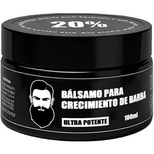 Beard Stimulant, Ultra Powerful Beard Growth Balm, Beard Cream, Beard Growth Balm, Thicker, Fuller Beard & Hair 100ml/3.5oz (1) summerwins