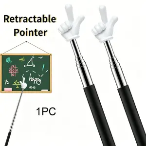 Adjustable Pointer Reading Stick, Teaching Aid Dual Color Indicator Rod, Multi-Color Options, Teacher Instruction Tool, Educational Helper