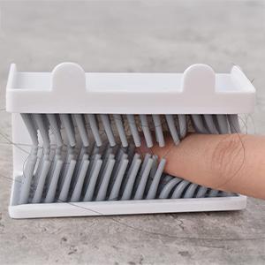 SICANDAENHK Keep your shower drain clog-free with this white wall-mounted shower hair catcher!Reusable, flexible hair collector traps hair effectively without blocking water flow, easy to install on smooth walls, simple to clean and reuse